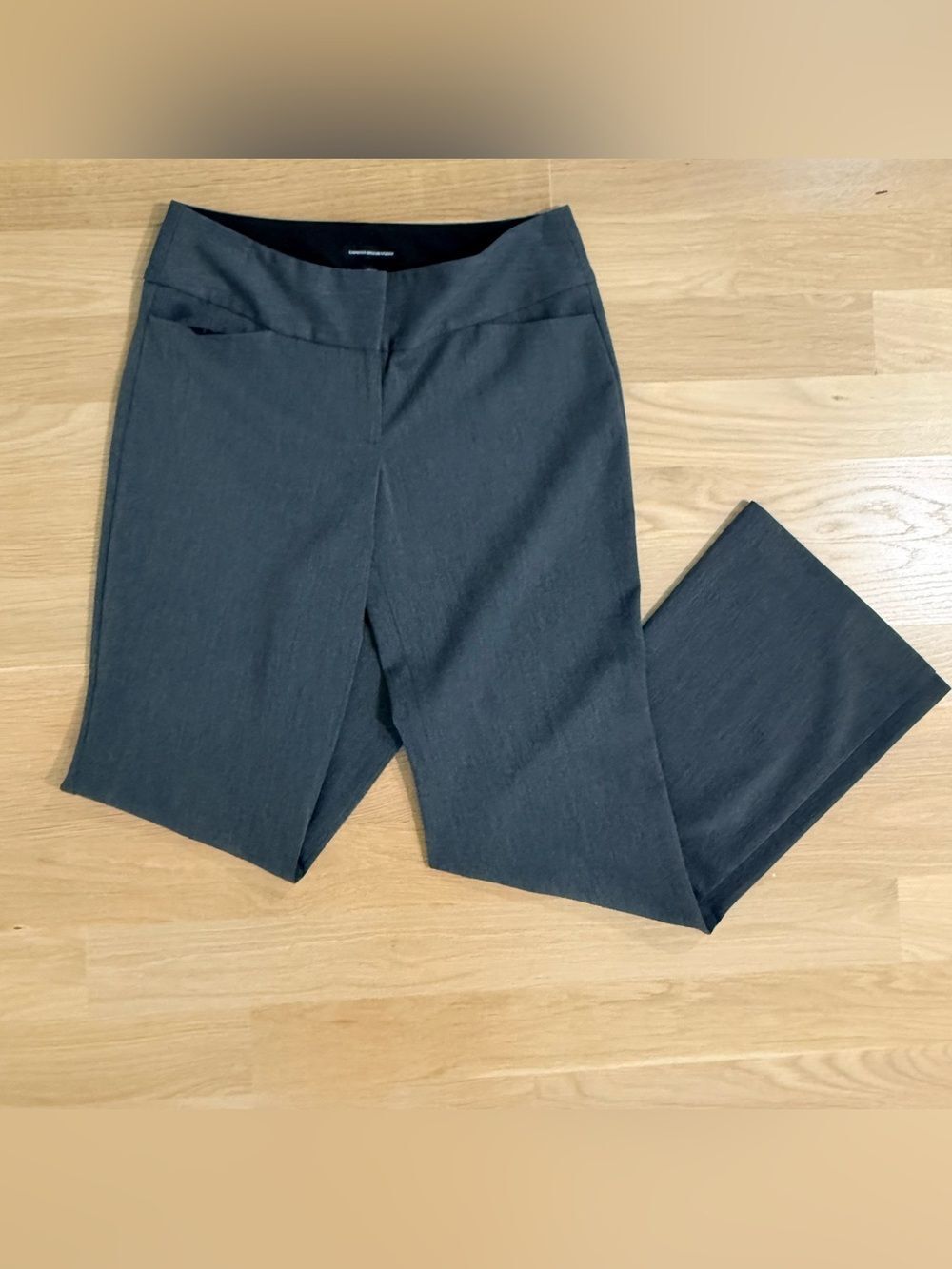 Express Women's Editor Stretch Dress Pants Dark Gray Size 6